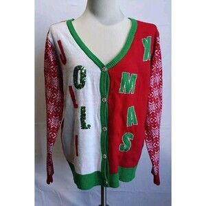 Rockin' Around Jolly XMAS Festive Christmas Sweater Size XL New with Tags